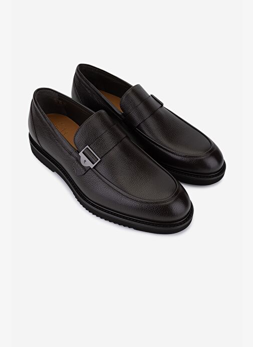 Rossi Erkek Hakiki Deri Kahverengi Casual Ayakkabı - Görsel 3