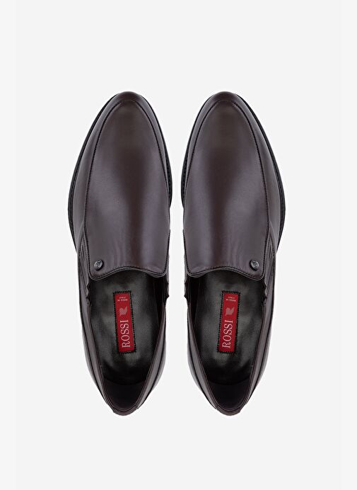 Rossi Erkek Hakiki Deri Kahverengi Klasik Ayakkabı - Görsel 6