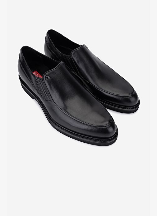 Rossi Erkek Hakiki Deri Siyah Klasik Ayakkabı - Görsel 3