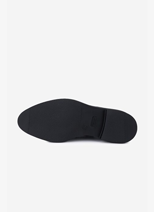 Rossi Erkek Hakiki Deri Siyah Klasik Ayakkabı - Görsel 5