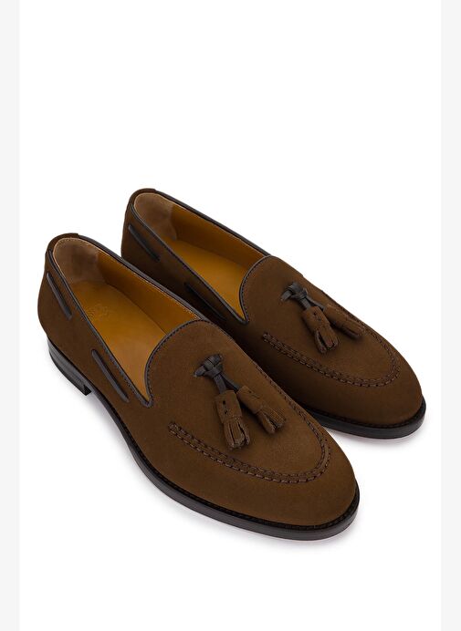 Rossi Kadın Hakiki Deri Kahverengi Loafer Ayakkabı - Görsel 3