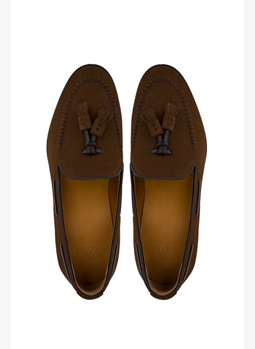 Rossi Kadın Hakiki Deri Kahverengi Loafer Ayakkabı - Görsel 6