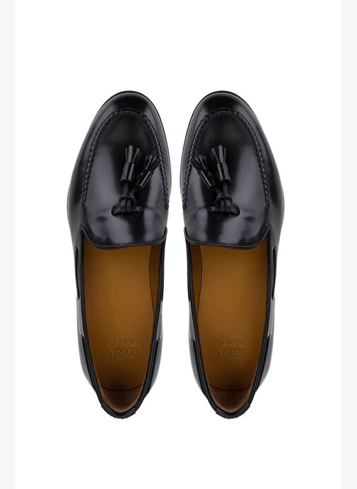 Rossi Kadın Hakiki Deri Siyah Loafer Ayakkabı - Görsel 6