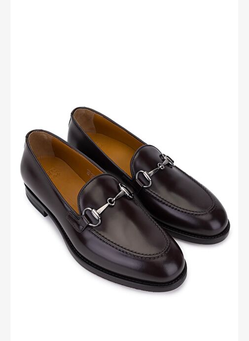 Rossi Kadın Hakiki Deri Kahverengi Loafer Ayakkabı - Görsel 3