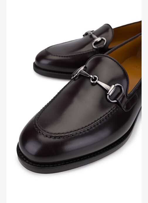 Rossi Kadın Hakiki Deri Kahverengi Loafer Ayakkabı - Görsel 4