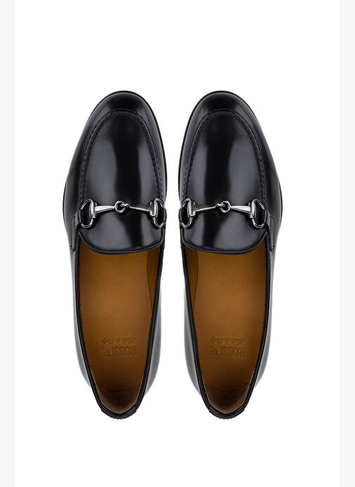 Rossi Kadın Hakiki Deri Siyah Loafer Ayakkabı - Görsel 6