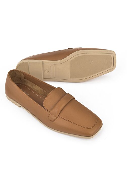 Ziya, Hakiki Deri Kadın Ayakkabı 1511044Z202 Taba - Görsel 8