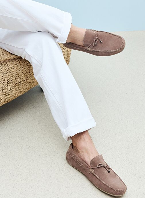 Ziya, Erkek Hakiki Deri Ayakkabı 1511007ZB012 Kum - Görsel 4