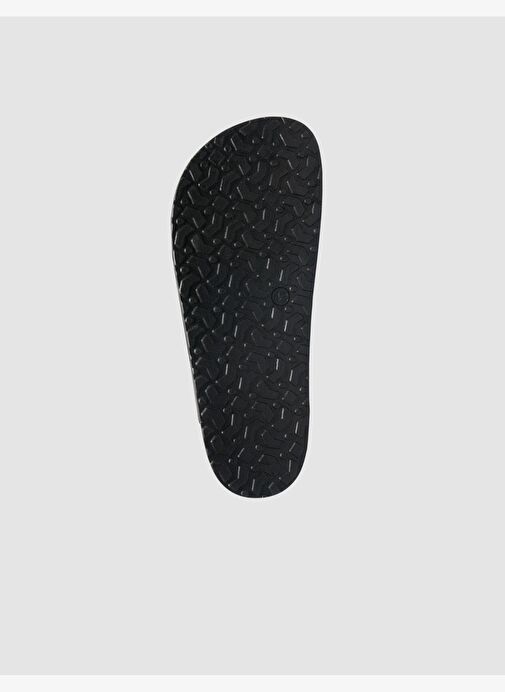 %100 Hakiki Deri Toka Detaylı Vizon Erkek Terlik - Görsel 9