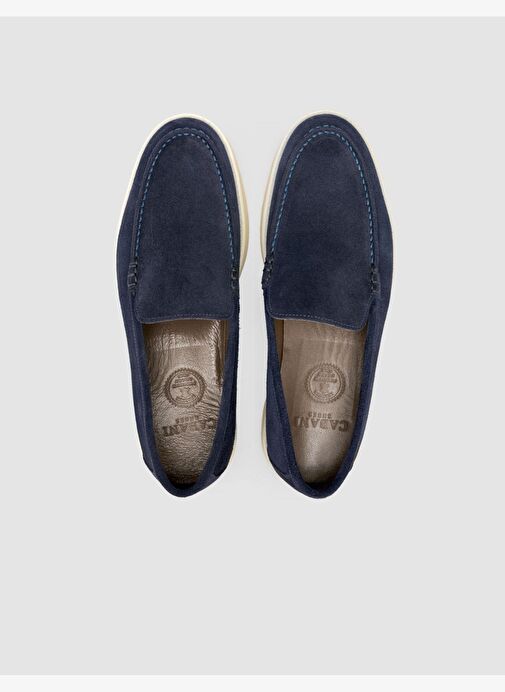 Süet Lacivert Erkek Loafer Ayakkabı - Görsel 5