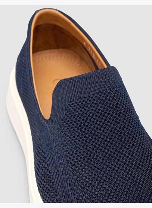 Triko Bağcıksız Lacivert Erkek Günlük Ayakkabı - Görsel 7