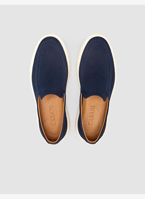 Triko Bağcıksız Lacivert Erkek Günlük Ayakkabı - Görsel 5