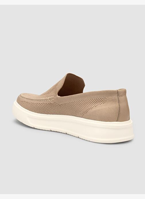 Triko Bağcıksız Bej Erkek Günlük Ayakkabı - Görsel 6