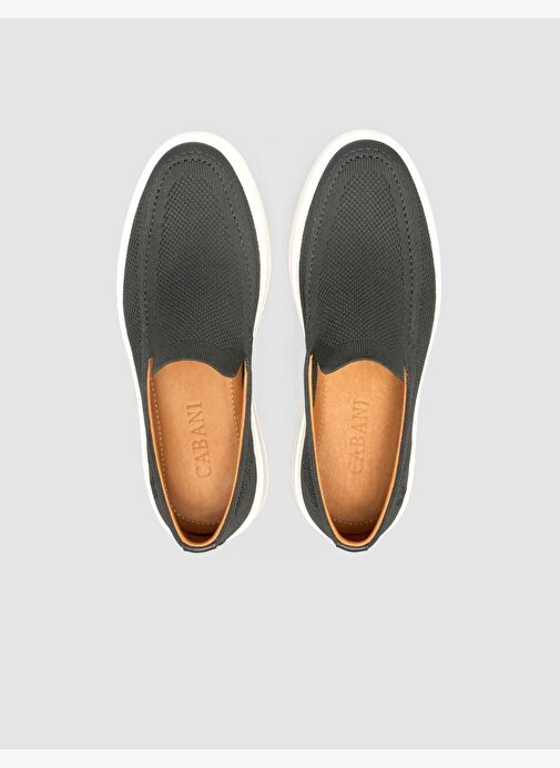 Triko Bağcıksız Antrasit Erkek Günlük Ayakkabı - Görsel 5