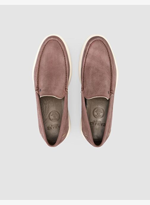 %100 Hakiki Deri Taba Erkek Dokulu Günlük Ayakkabı - Görsel 5