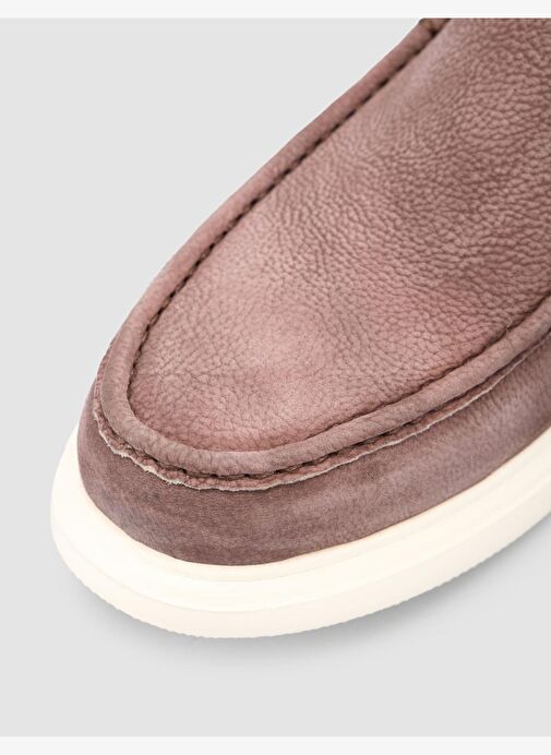 %100 Hakiki Deri Taba Erkek Dokulu Günlük Ayakkabı - Görsel 8