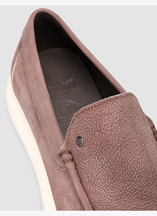 %100 Hakiki Deri Taba Erkek Dokulu Günlük Ayakkabı - Görsel 7