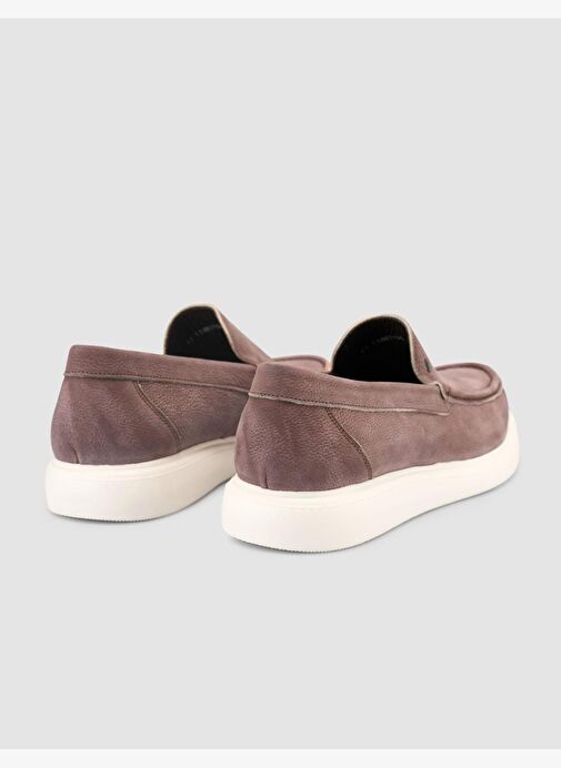 %100 Hakiki Deri Taba Erkek Dokulu Günlük Ayakkabı - Görsel 4