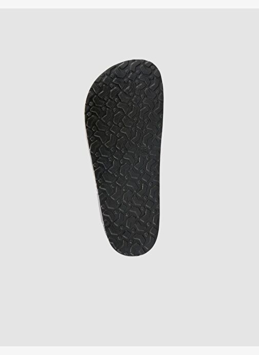 %100 Hakiki Deri Toka Detaylı Lacivert Erkek Terlik - Görsel 9