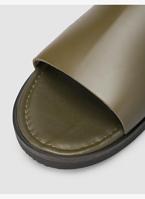 %100 Hakiki Deri Haki Erkek Terlik - Görsel 8