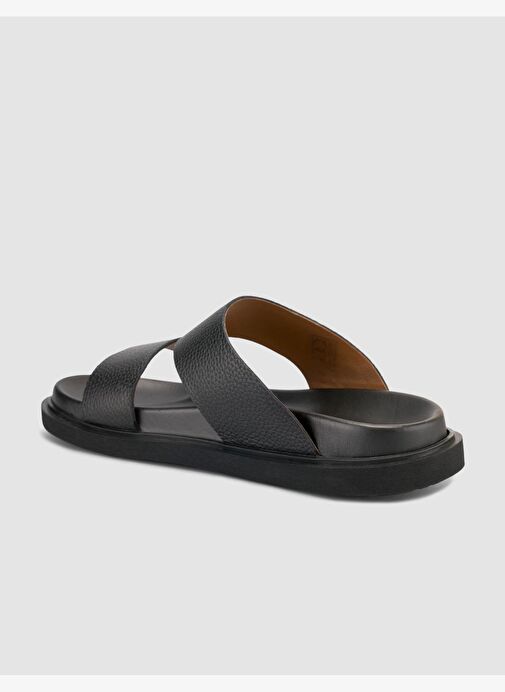 %100 Hakiki Deri Siyah Erkek Terlik - Görsel 6