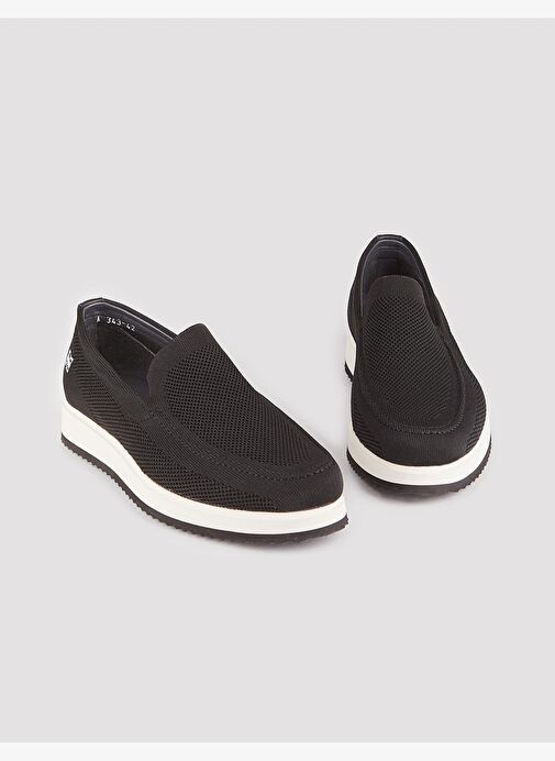 Triko Siyah Erkek Günlük Ayakkabı - Görsel 5