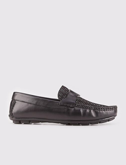 Cabani Ayakkabı Siyah Erkek Deri Loafer 24870 - Görsel 2