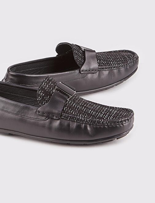 Cabani Ayakkabı Siyah Erkek Deri Loafer 24870 - Görsel 5