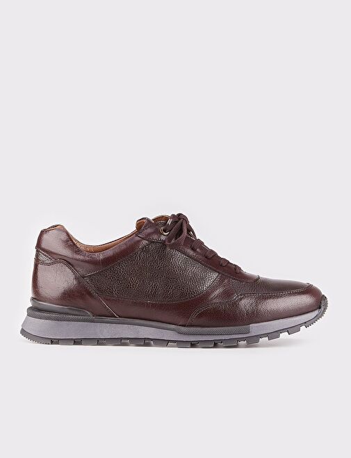 Hakiki Deri Kaplamalı Bağcıklı Erkek Günlük Ayakkabı - Görsel 2