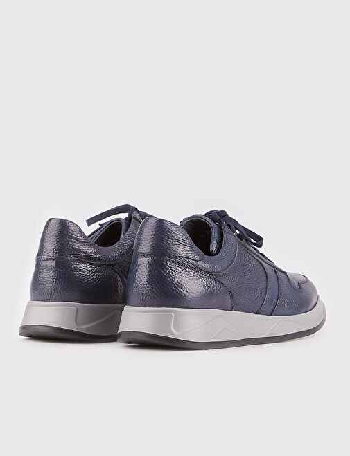 Cabani Ayakkabı Lacivert Erkek Deri Sneaker 25633 - Görsel 6