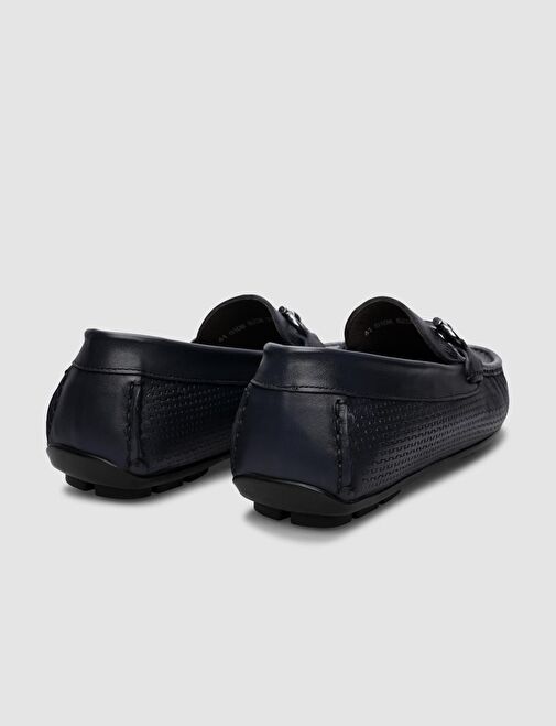 Cabani Ayakkabı Lacivert Erkek Deri Loafer 102560S - Görsel 4