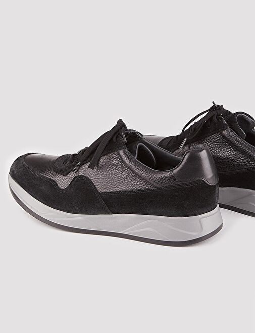 Cabani Ayakkabı Siyah Erkek Deri Sneaker 25584 - Görsel 6