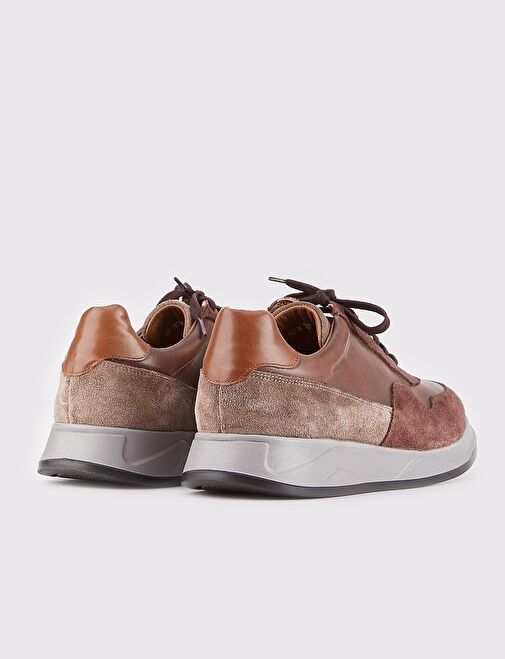 Cabani Ayakkabı Kahverengi Erkek Sneaker 25579 - Görsel 4
