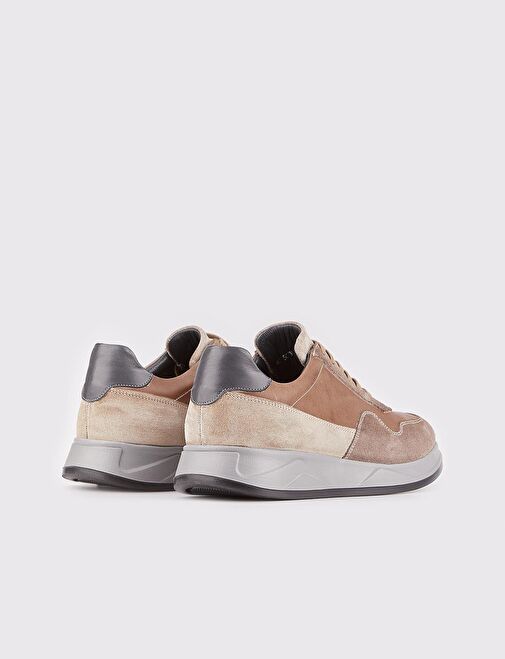 Cabani Ayakkabı Taba Erkek Deri Sneaker 25578 - Görsel 5