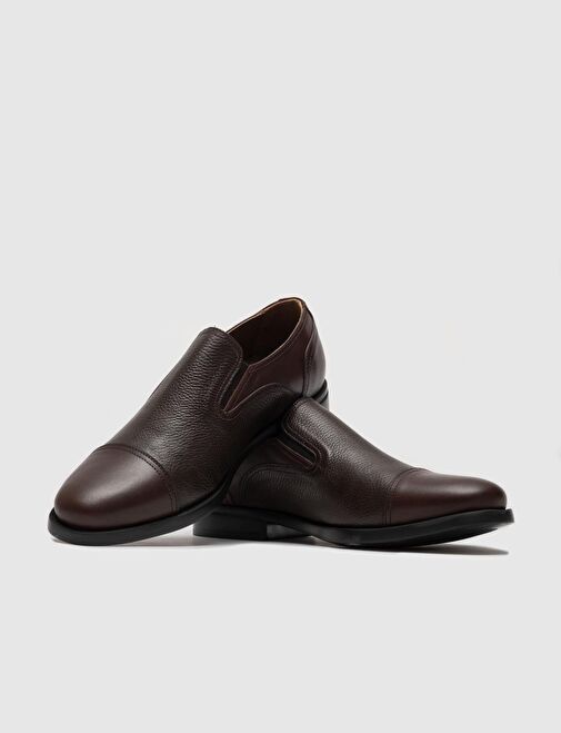 Eva Tabanlı Hakiki Deri Klasik Kahverengi Erkek Ayakkabı - Görsel 5
