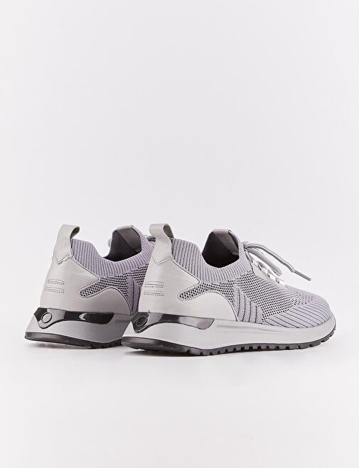 Triko Gri Bağcıklı Erkek Günlük Spor Ayakkabı - Görsel 4