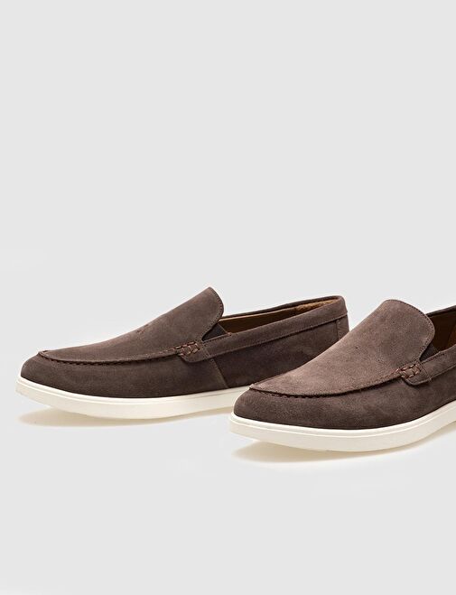 Cabani Ayakkabı Kahverengi Erkek Süet Günlük Ayakkabı 26416 - Görsel 5