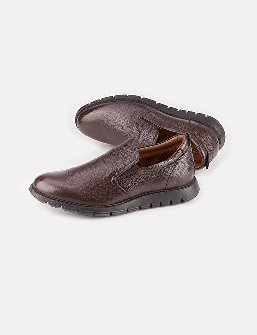 Cabani Ayakkabı Kahverengi Erkek Deri Günlük Ayakkabı 26899 - Görsel 5