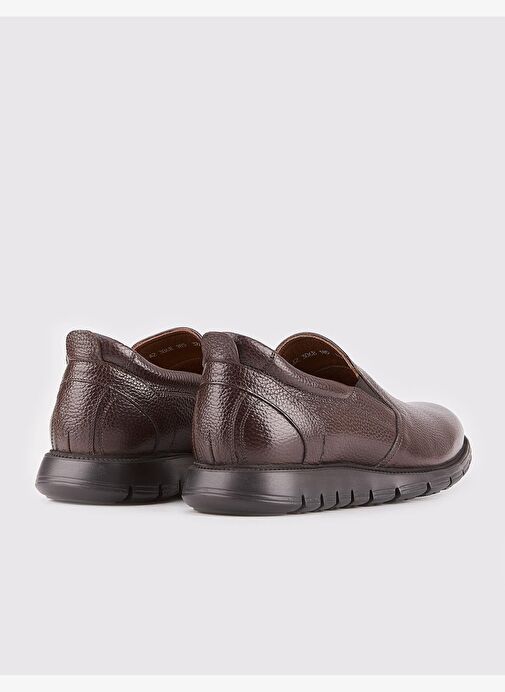 Hakiki Deri Kahverengi Erkek Günlük Ayakkabı - Görsel 4