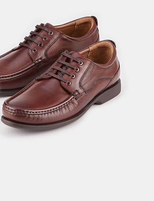 Cabani Ayakkabı Lacivert Erkek Deri Günlük Ayakkabı 112379 - Görsel 4