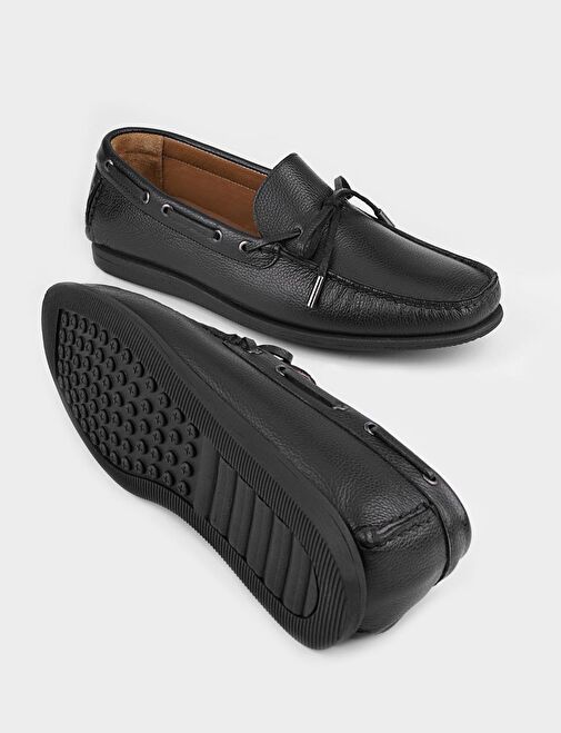 Cabani Ayakkabı Siyah Erkek Deri Loafer 117035 - Görsel 5