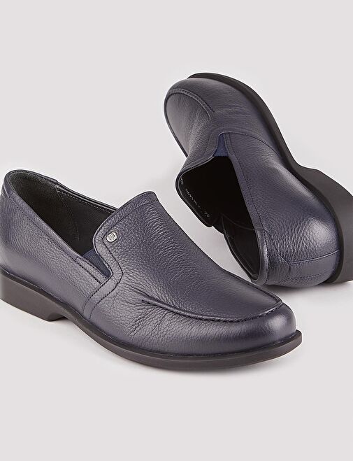 Cabani Ayakkabı Lacivert Erkek Deri Günlük Ayakkabı 115447 - Görsel 5