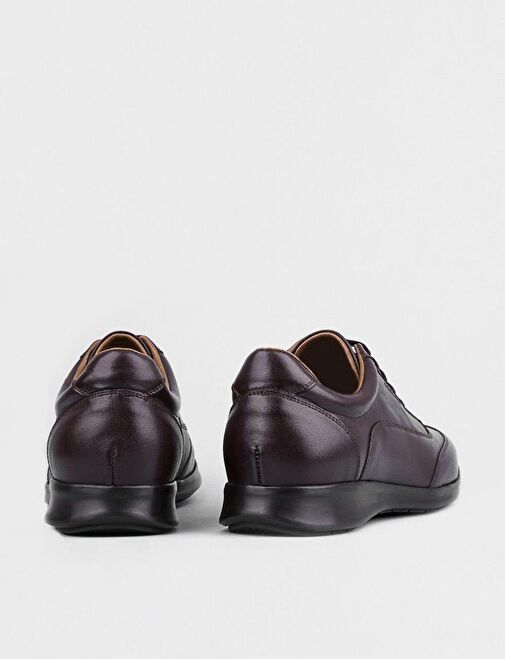 Bağcıklı Hakiki Deri Kahverengi Erkek Günlük Ayakkabı - Görsel 3