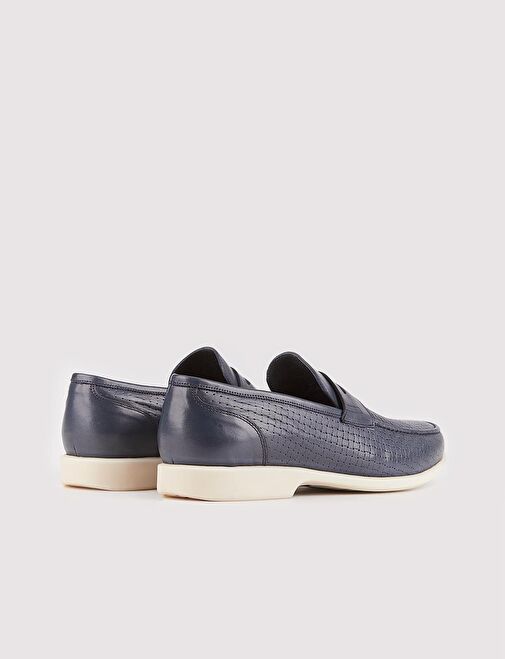 Cabani Ayakkabı Lacivert Erkek Deri Günlük Ayakkabı 117684 - Görsel 4