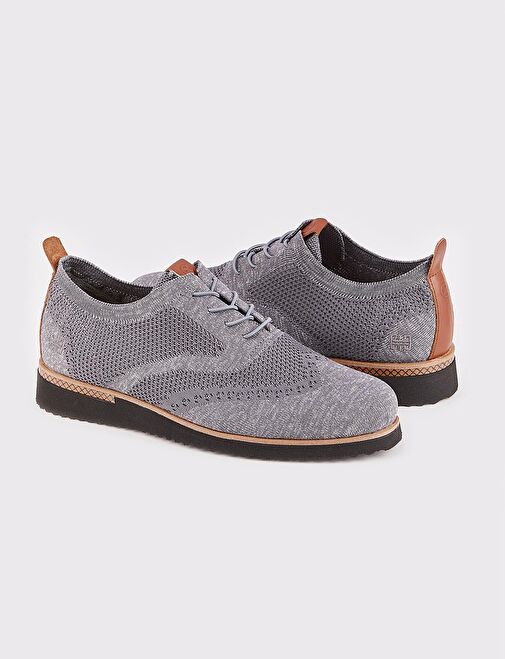 Erkek Triko Füme Günlük Ayakkabı - Görsel 5