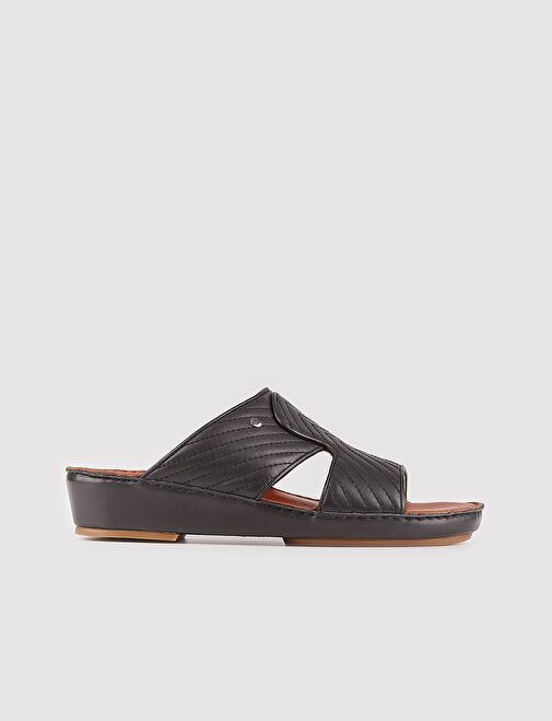 Cabani Ayakkabı Siyah Erkek Deri Terlik 117858 - Görsel 2