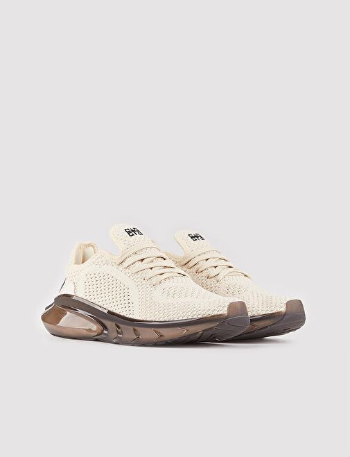 Triko Bej Bağcıklı Kadın Spor Ayakkabı - Görsel 4