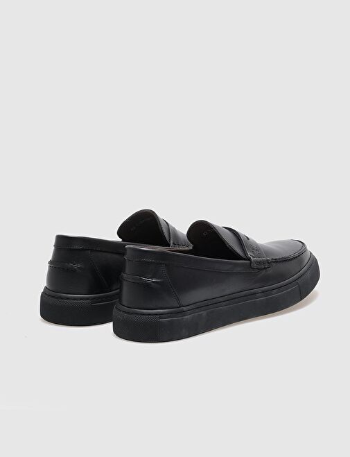 Cabani Ayakkabı Siyah Erkek Deri Günlük Ayakkabı 26892 - Görsel 4