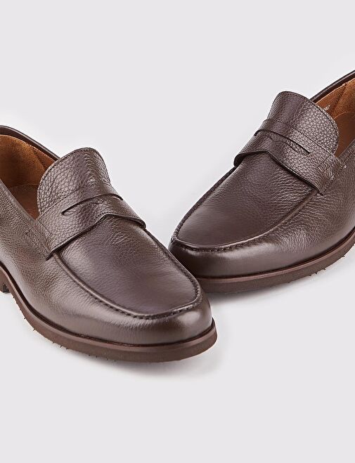 Cabani Ayakkabı Kahverengi Erkek Deri Günlük Ayakkabı 26850 - Görsel 3