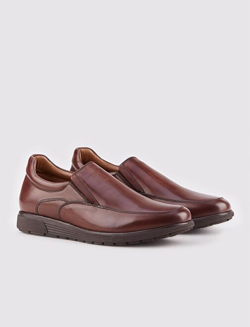 Cabani Ayakkabı Kahverengi Erkek Deri Günlük Ayakkabı 103145R - Görsel 3